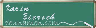 Karin Biersch Visitenkarte